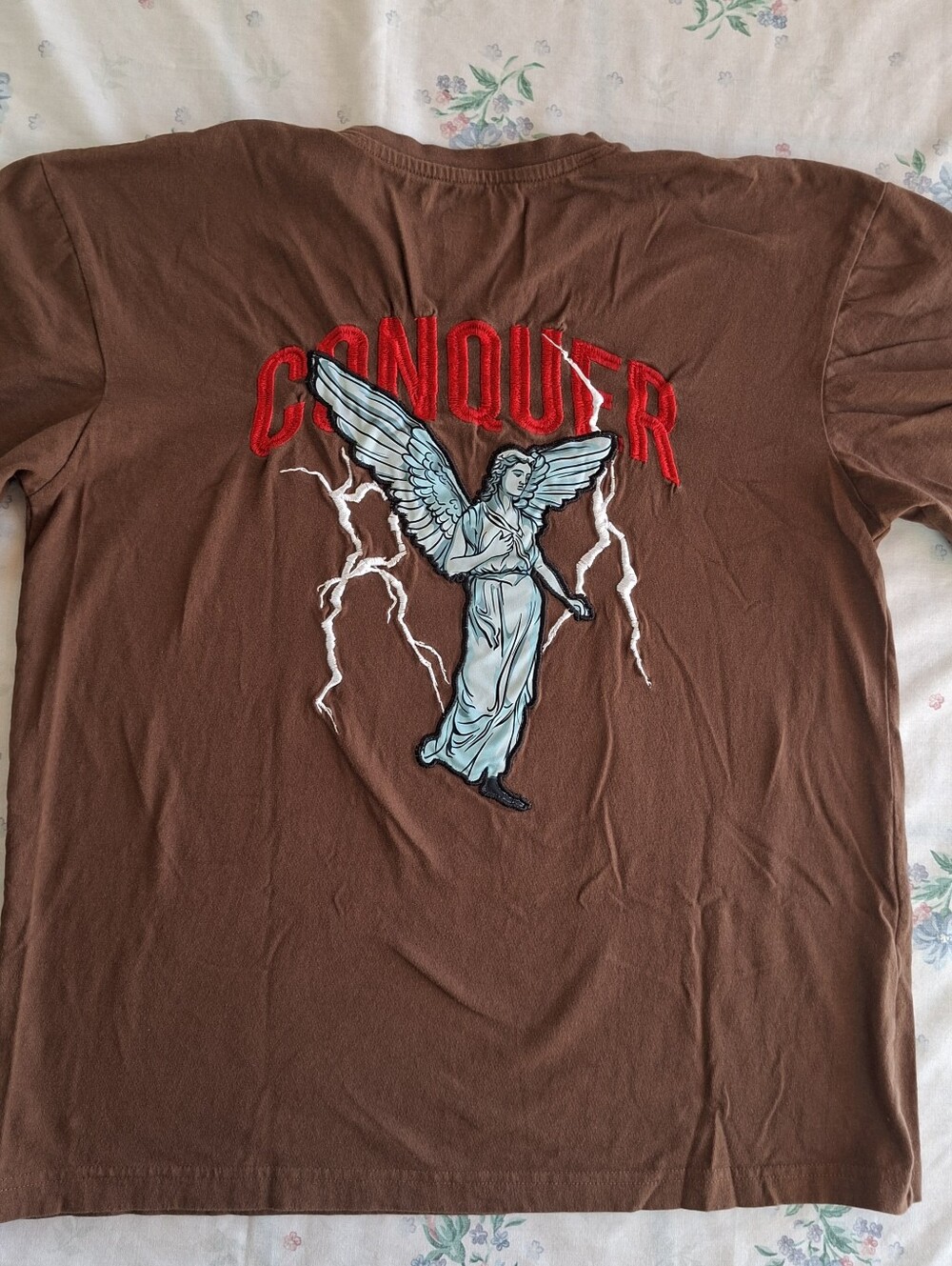 Members Only "Conquer" Angel Graphic Tee